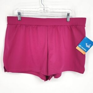 Columbia NWT Sandy Creek Stretch Shorts Magenta Pink Women's XL